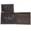 Heritage Bi-Fold Wallet - Brown Leather, Compact & Durable - Image 3